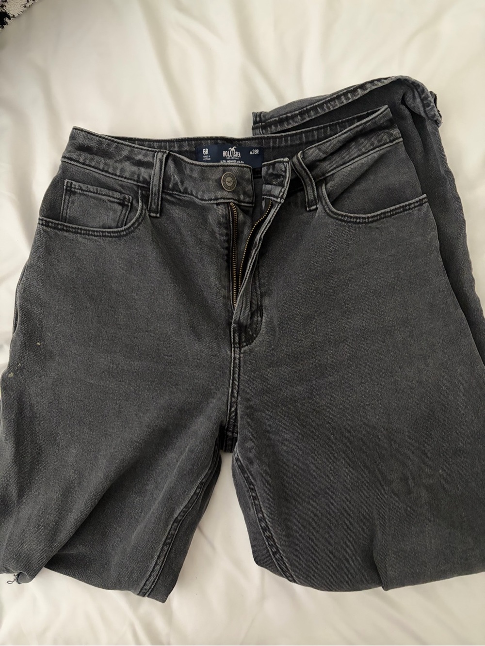 Hollister Straight Leg Jeans - Charcoal Gray